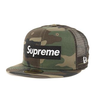 シュプリーム(Supreme)の新品 Supreme シュプリーム キャップ サイズ:7 3/4(61.5cm) 24SS NEW ERA ウッドランドカモ柄 ボックスロゴ ベースボール メッシュキャップ Box Logo Mesh Back 迷彩 ニューエラ コラボ 帽子【メンズ】(キャップ)