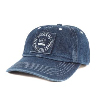 シュプリーム(Supreme)のSupreme シュプリーム キャップ サイズ:FREE 21AW ミラノパッチ デニム 6パネルキャップ Milano Patch 6-Panel インディゴ 帽子【メンズ】【中古】(キャップ)