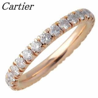 カルティエ(Cartier)のカルティエ エタンセル ダイヤ リング フルエタニティ #49 幅2.6mm 750YG フルサークル 箱 新品仕上げ済 Cartier【16826】(リング(指輪))