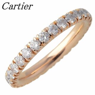 カルティエ(Cartier)のカルティエ エタンセル ダイヤ リング フルエタニティ #49 幅2.6mm 750YG フルサークル 箱 新品仕上げ済 Cartier【16826】(リング(指輪))