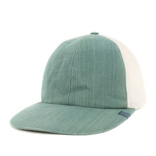 visvim ビズビム キャップ サイズ:FREE 19SS I.C.T インディゴダイ メッシュキャップ GOODYEAR CAP グリーン 日本製 ブランド 帽子【メンズ】【中古】