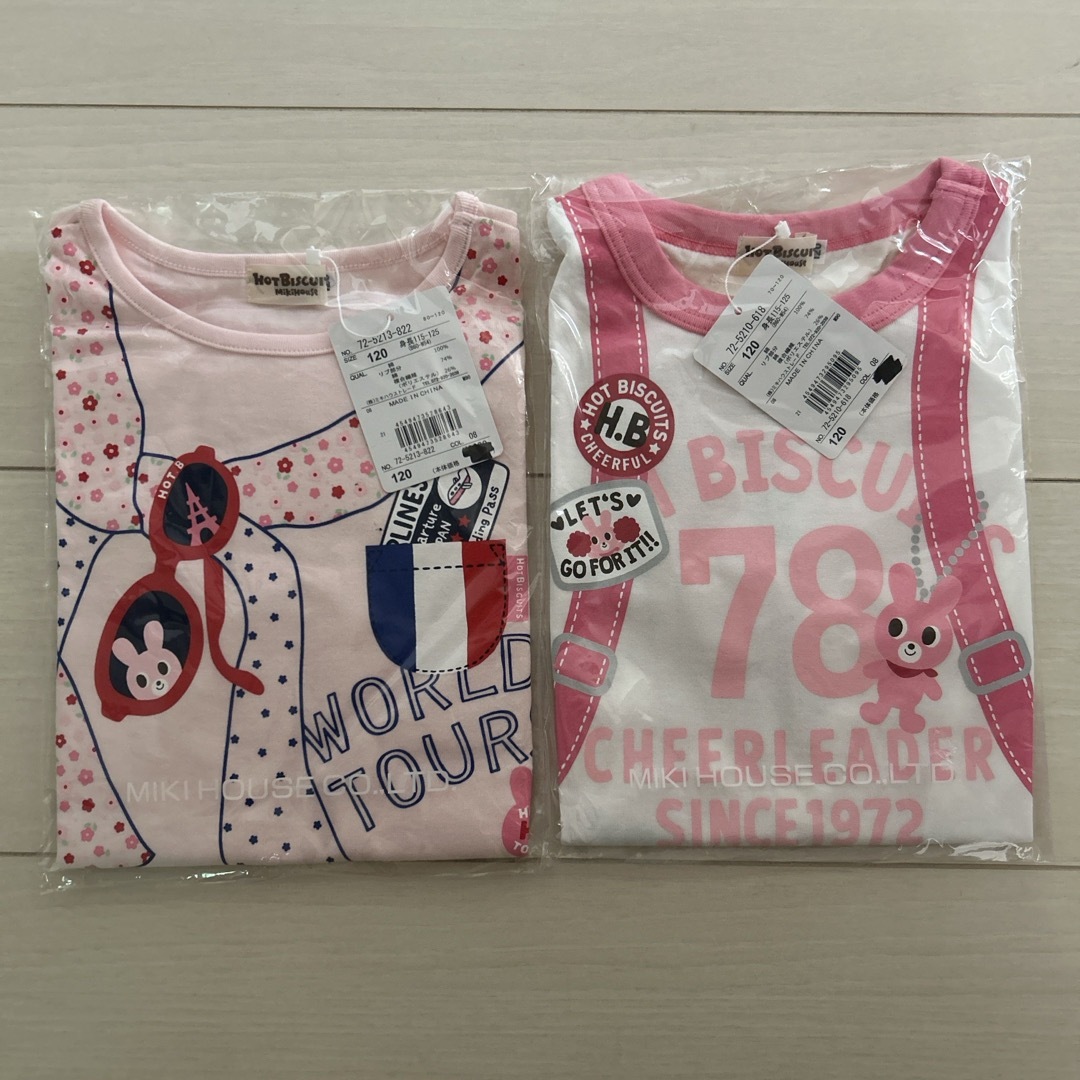 HOT BISCUITS(ホットビスケッツ)のホットビスケッツ　Tシャツ120 キッズ/ベビー/マタニティのキッズ服女の子用(90cm~)(Tシャツ/カットソー)の商品写真