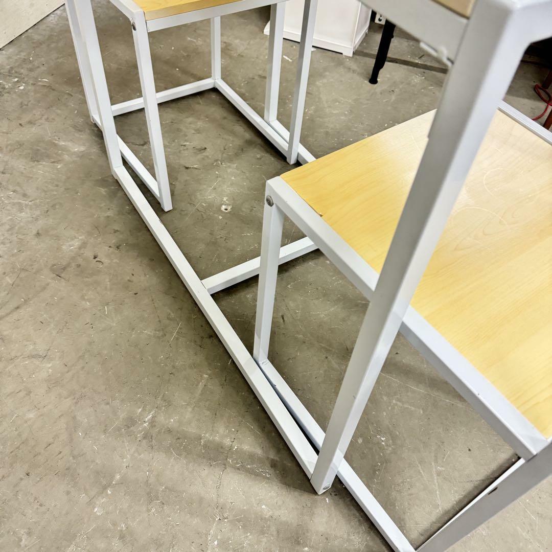 15175 ダイニングテーブルセット　椅子2脚 インテリア/住まい/日用品の収納家具(棚/ラック/タンス)の商品写真