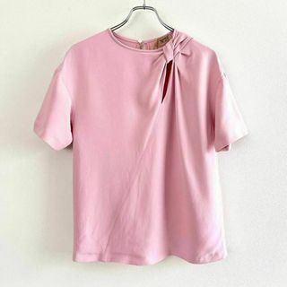 ヌメロヴェントゥーノ(N°21)のN°21 ヌメロヴェントゥーノ 半袖 シャツ ブラウス ピンク(Tシャツ(半袖/袖なし))