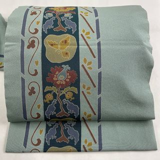 名古屋帯 秀品 正絹 【中古】(帯)