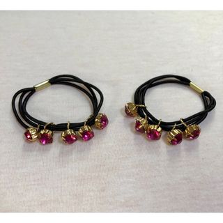 2個セット　ジャラジャラヘアゴム新品(ヘアゴム/シュシュ)