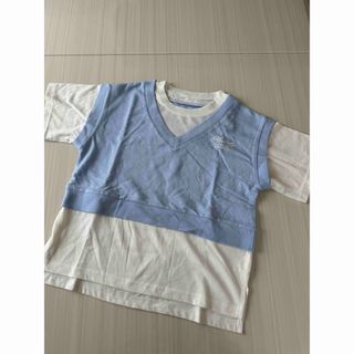 未使用　女の子　半袖　Tシャツ　130cm タグ無し(Tシャツ/カットソー)