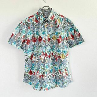 Paul Smith - L ポールスミス シャツ 半袖 花柄 キルティング メンズ