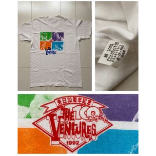 ミュージックティー(MUSIC TEE)の90s 未使用 DEAD STOCK 日本製 VENTURES ベンチャーズ L(Tシャツ/カットソー(半袖/袖なし))