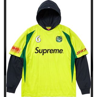 シュプリーム(Supreme)のSupreme  Hooded Soccer Jerseyシュプリーム！新品(パーカー)