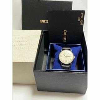 セイコー(SEIKO)のセイコークラウンセルフデータJ14036問題無い稼働品、竜頭操作ok.バンド社外(腕時計(アナログ))