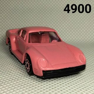 4900 ピンク塗装ミニカー メーカー不明 ポルシェ？(ミニカー)