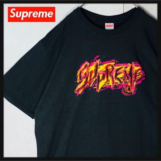 シュプリーム(Supreme)の【人気デザイン】シュプリーム センタービッグペイントロゴTシャツ  XLサイズ(Tシャツ/カットソー(半袖/袖なし))