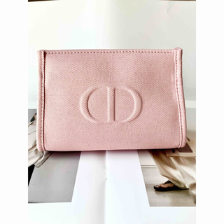 クリスチャンディオール(Christian Dior)の新品未使用　ディオール   スクエア　ポーチ　ピンク　正規品(ポーチ)