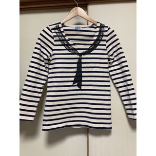 マリンフランセーズ(LA MARINE FRANCAISE)のマリンフランセーズ　ボーダー　カットソー　size S-M(カットソー(長袖/七分))