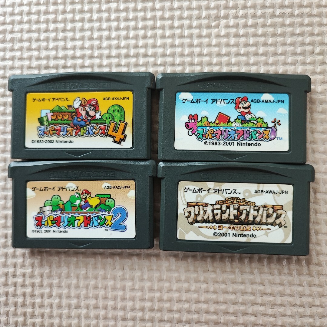 ゲームボーイアドバンス(ゲームボーイアドバンス)のGBA　スーパーマリオアドバンス エンタメ/ホビーのゲームソフト/ゲーム機本体(家庭用ゲームソフト)の商品写真