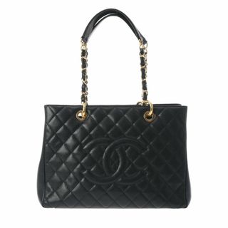 シャネル(CHANEL)のシャネル  GST グランドショッピングトート トートバッグ 黒(トートバッグ)