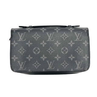 ルイヴィトン(LOUIS VUITTON)のP242-15 LOUIS VUITTON ルイ ヴィトン ジッピーXL モノグラム・エクリプス M61698 セカンドバッグ メンズ 長財布 (セカンドバッグ/クラッチバッグ)