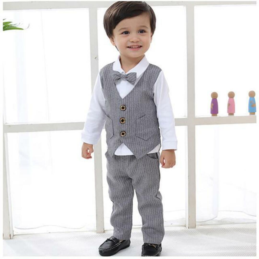 【並行輸入】フォーマルスーツ キッズ lyst11106 キッズ/ベビー/マタニティのキッズ服男の子用(90cm~)(ドレス/フォーマル)の商品写真