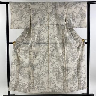 小紋 身丈151cm 裄丈62.5cm 正絹 優品 【中古】(着物)