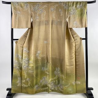 訪問着 身丈163cm 裄丈68cm 正絹 逸品 【中古】(着物)