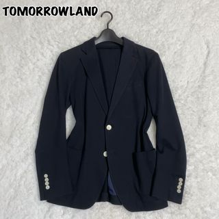 トゥモローランド(TOMORROWLAND)の比較的美品！TOMORROWLAND テーラードジャケット 紺ブレ 44(テーラードジャケット)