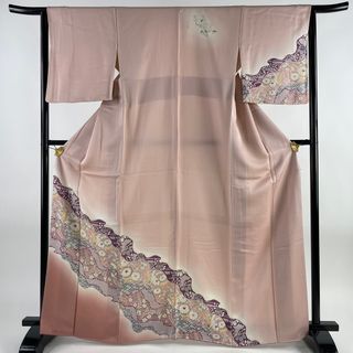 訪問着 身丈166cm 裄丈63cm 正絹 秀品 【中古】(着物)