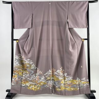 色留袖 身丈163.5cm 裄丈66cm 正絹 美品 秀品 【中古】(着物)