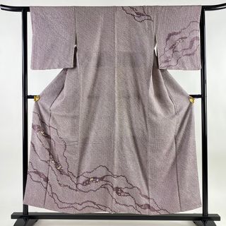 訪問着 身丈155cm 裄丈63cm 正絹 秀品 【中古】(着物)