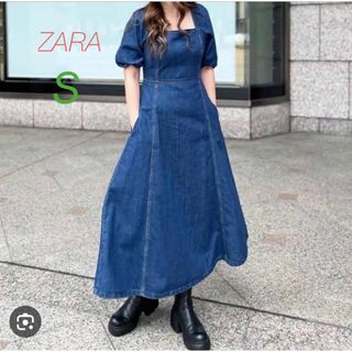 ザラ(ZARA)のZARAデニムワンピース(ロングワンピース/マキシワンピース)