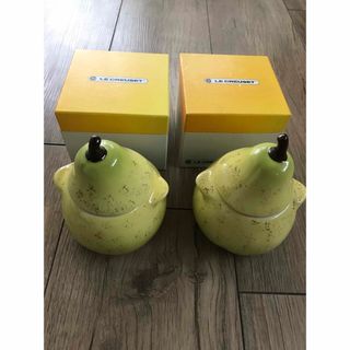 ルクルーゼ(LE CREUSET)の【廃盤】ル・クルーゼ　ミニココット　洋梨(食器)