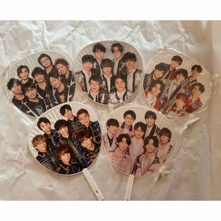 キスマイフットツー(Kis-My-Ft2)のカウコンうちわ　5枚セット(アイドルグッズ)