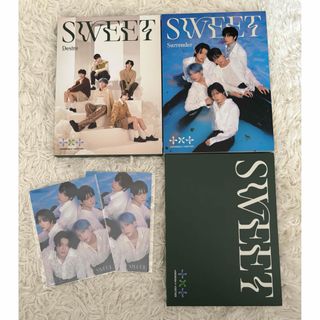 トゥモローバイトゥギャザー(TOMORROW X TOGETHER)のTXT SWEET アルバムセット ポスカ2枚(アイドルグッズ)