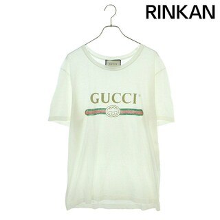 Gucci - グッチ  440103 X3F05 ヴィンテージロゴプリントTシャツ メンズ L