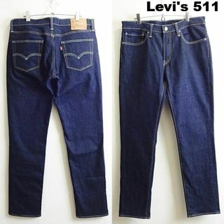 リーバイス(Levi's)の美品★　リーバイス　511　W89cm　スリムデニム　強ストレッチ　濃紺(デニム/ジーンズ)