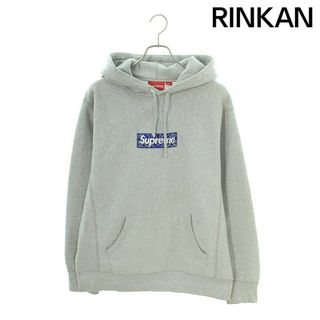 Supreme - シュプリーム  19AW  Bandana Box Logo Hooded Sweatshirt バンダナボックスロゴプルオーバーパーカー メンズ L