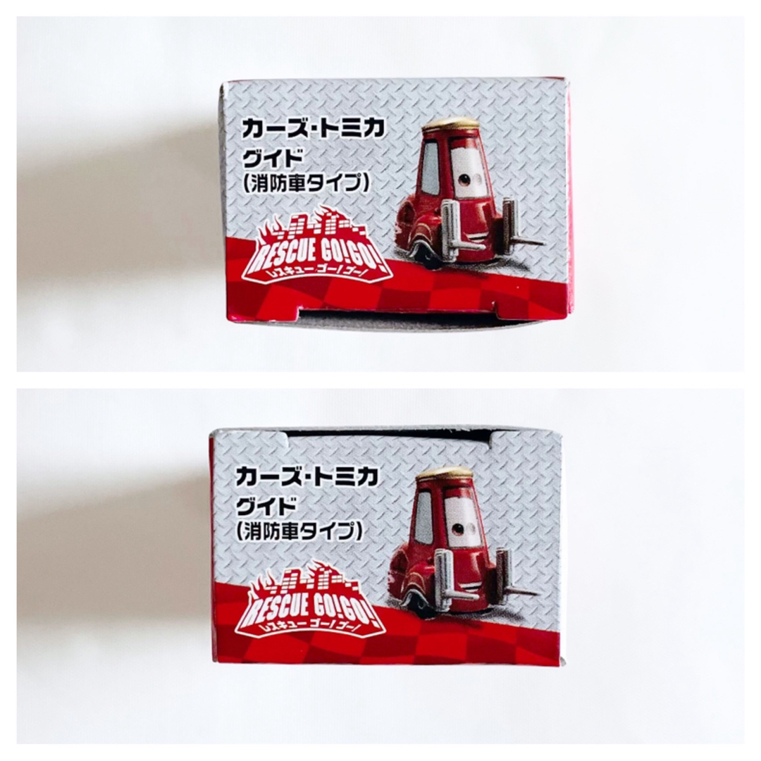 Takara Tomy(タカラトミー)の【新品・未開封】トミカ カーズ グイド 消防車タイプ レスキューゴー!ゴー! エンタメ/ホビーのおもちゃ/ぬいぐるみ(ミニカー)の商品写真