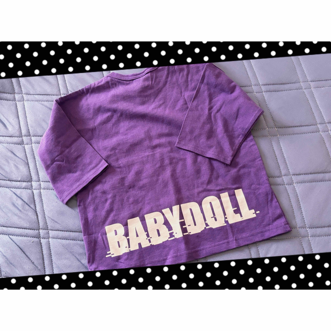 BABYDOLL(ベビードール)の♥️未使用タグ付き♥️ ベビードール Tシャツ パープル 110 キッズ/ベビー/マタニティのキッズ服男の子用(90cm~)(Tシャツ/カットソー)の商品写真