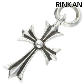 クロムハーツ(Chrome Hearts)のクロムハーツ  TINY CH CROSS/タイニーCHクロス チャーム/シルバーネックレストップ メンズ(ネックレス)