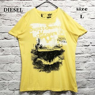 ディーゼル(DIESEL)の【パステルカラー】ディーゼル DIESEL ビッグプリント Tシャツ(Tシャツ/カットソー(半袖/袖なし))