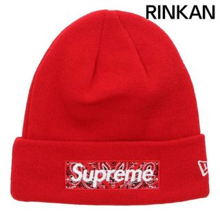 シュプリーム(Supreme)のシュプリーム ×ニューエラ New Era  19AW  New Era Bandana Box Logo Beanie バンダナボックスロゴビーニーニット帽 メンズ(ニット帽/ビーニー)