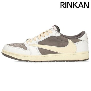 ナイキ(NIKE)のナイキ ×トラヴィススコット Travis Scott  AIR JORDAN 1 LOW OG REVERSE MOCHA DM7866-162 エアジョーダン1レトロロウオージースニーカー メンズ 27.5cm(スニーカー)