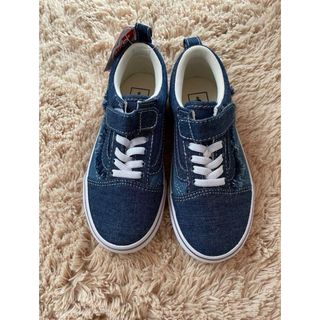 ナイキ(NIKE)のキッズ VANS キッズ オールドスクール V36CS REMIX INDIGO(スニーカー)