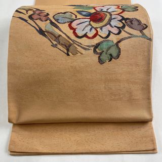 袋帯 美品 秀品 お太鼓柄 正絹 【中古】(帯)