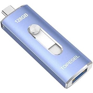 128GB 3.0 OTG メモリ（TypeC+USB3.0）