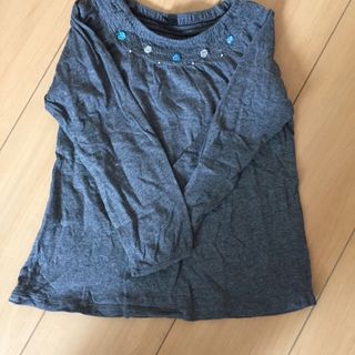 ユニクロ(UNIQLO)のユニクロ　キッズ長袖シャツ(Tシャツ/カットソー)