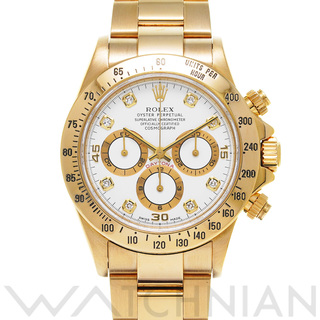 ロレックス(ROLEX)の中古 ロレックス ROLEX 16528G A番(1998年頃製造) ホワイト /ダイヤモンド メンズ 腕時計(腕時計(アナログ))