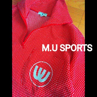 M・Uスポーツ - M.U SPORTS★かわいいドットシャツミエコウエサコレディース女性ゴルフ