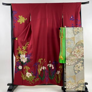 振袖 身丈159cm 裄丈66.5cm 正絹 秀品 【中古】(着物)