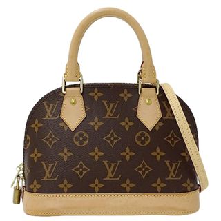 ルイヴィトン(LOUIS VUITTON)のルイ ヴィトン LOUIS VUITTON バッグ モノグラム レディース ブランド ハンドバッグ ショルダーバッグ 2way アルマ BB M46990 ブラウン コンパクト ミニバッグ 斜め掛け おしゃれ 【中古】(ハンドバッグ)